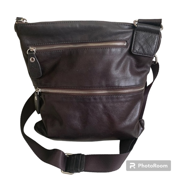 Margot Dark Brown Leather Crossbody Bag - Picture 4 of 11